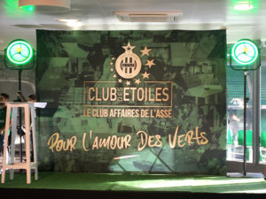 l'AS St-Etienne organise avec l'agence Cloéé son événement de fin d'année pour le Club des Etoiles ASSE