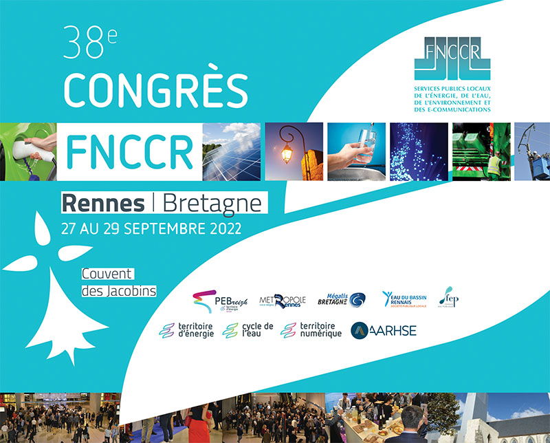 salon 38e congrès FNCCR Rennes avec l'Agence CLOEE
